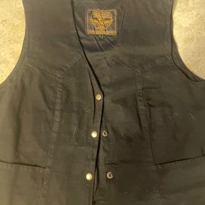 Never worn Milwaukee Performance black blue jean vest 2X